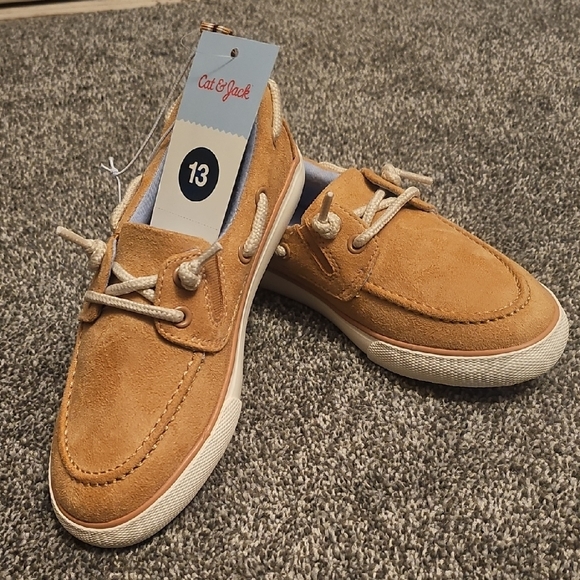 Cat & Jack Men's Tan Boat Shoes - Picture 1 of 1